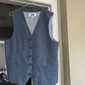 Joseph Abboud men’s light blue vest S